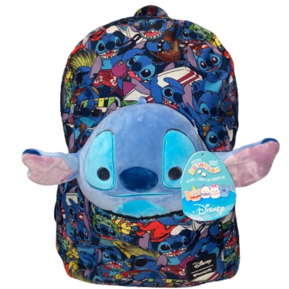 Disney loungefly Lilo & Stitch Backpack excellent condition and NWT squismellow - Picture 2 of 4